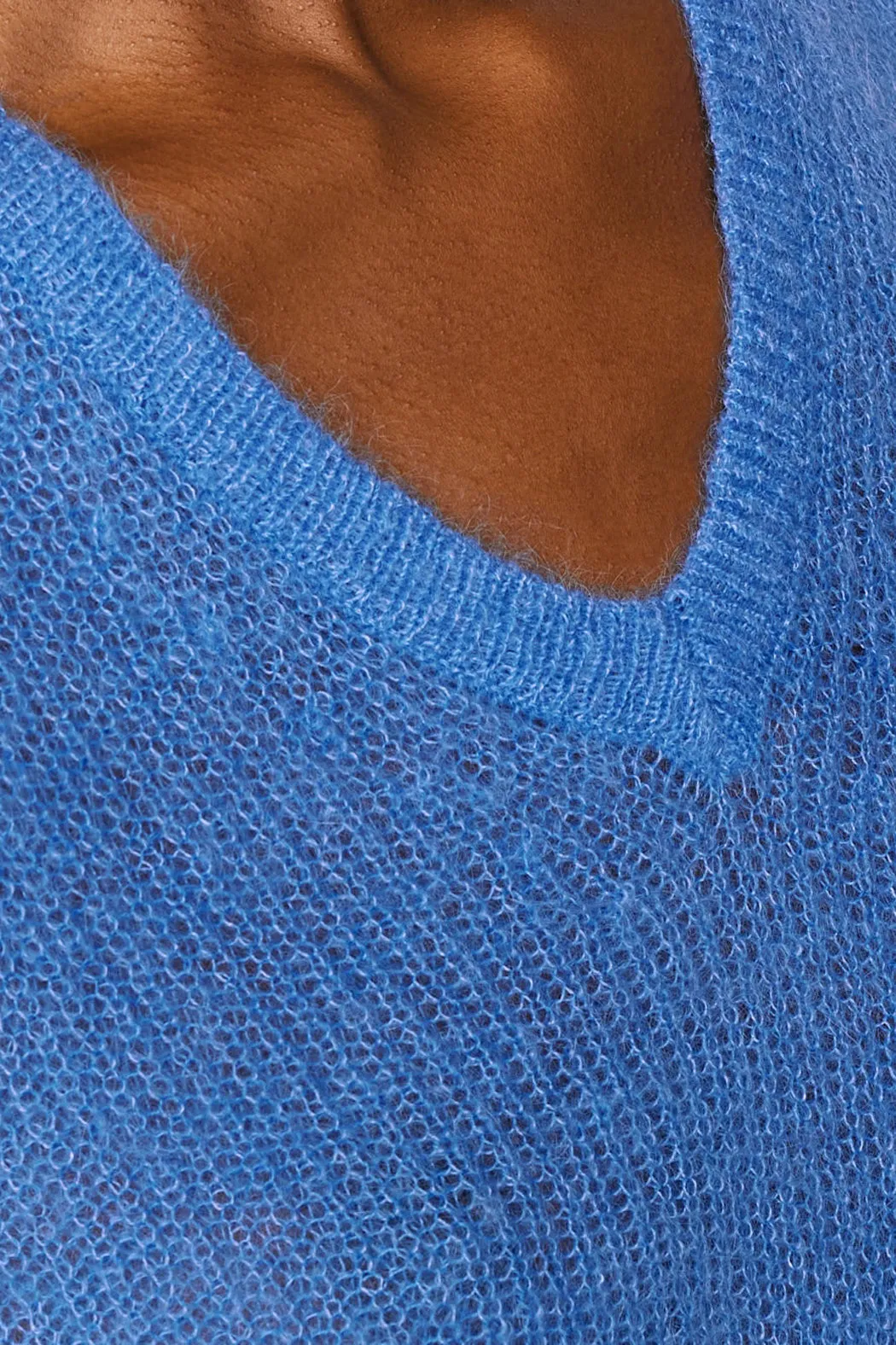 Frame - Shrunken Vest in Cornflower Blue